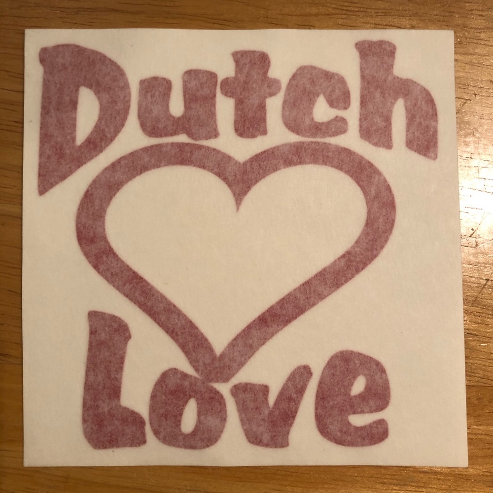Dutch Bros Dutch Love Vinyl Sticker